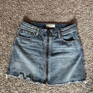 Denim Mini Skirt